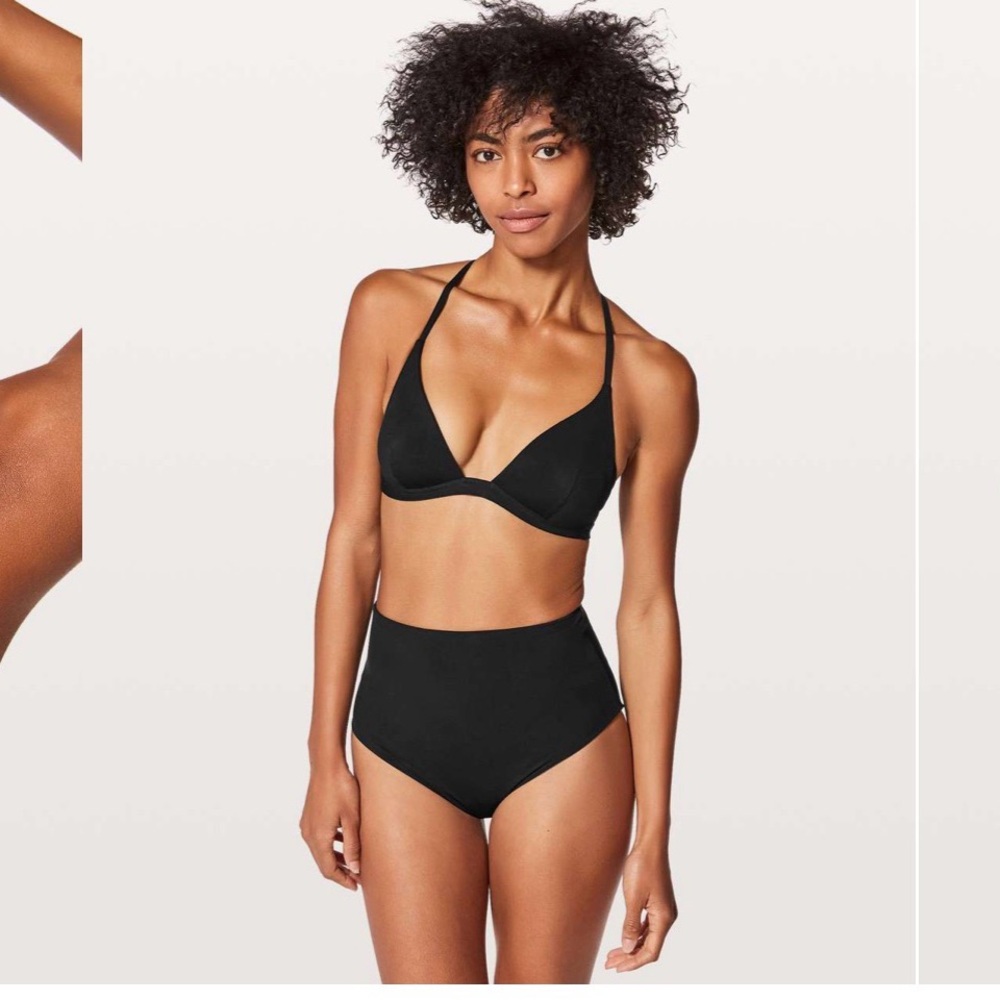 lululemon athletica Black Bikini top bundle / size 6
